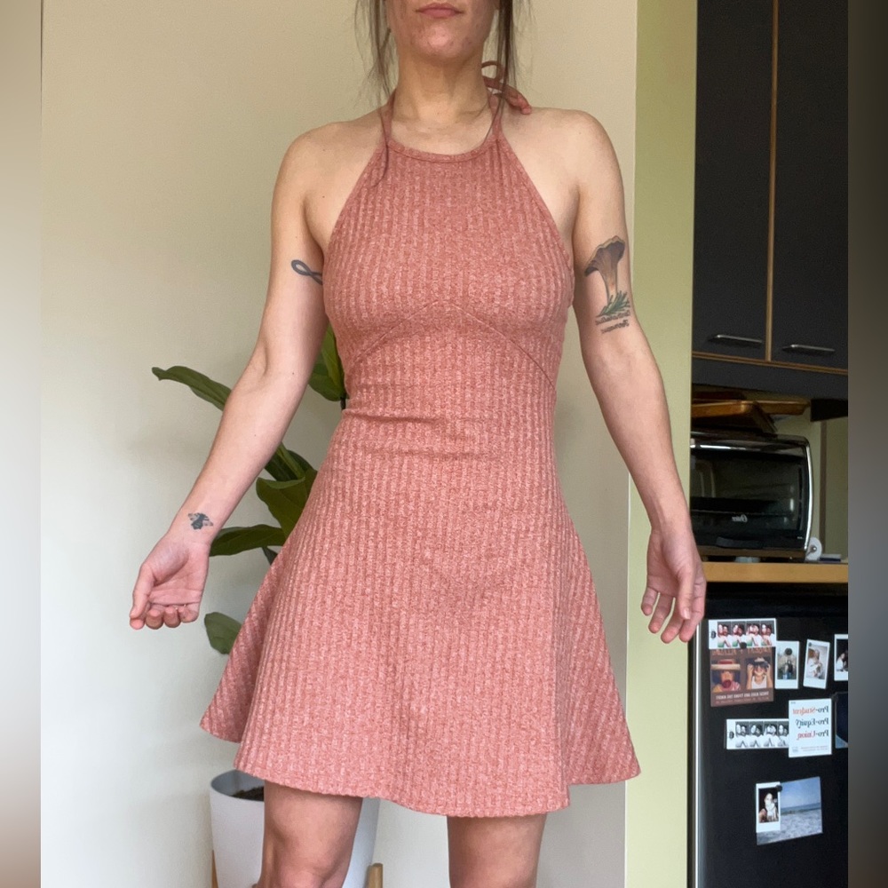 ASOS Design Halter Skater Dress